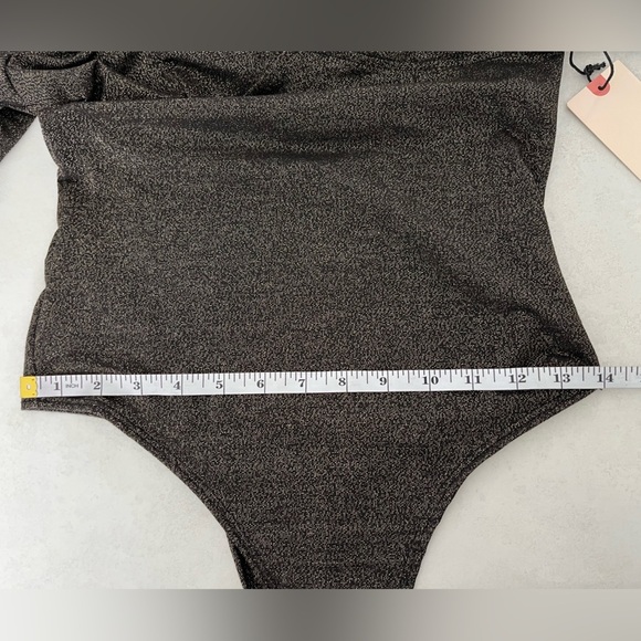 NWT Sincerely Jules/ Metallic glitter/ Bodysuit/ Long sleeve/ Size US S - Picture 11 of 15